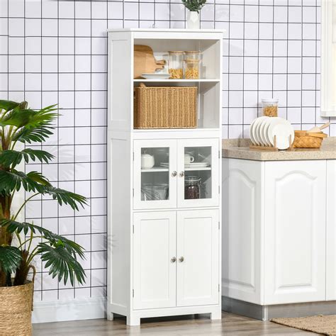 Kadyn Freestanding Buffet With Hutch Kitchen Storage Cabinets Pantry