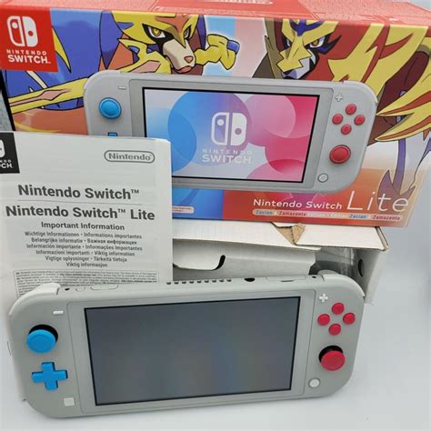 Nintendo Switch Lite Pokémon Zacian And Zamazenta Edition 5y Kaufen