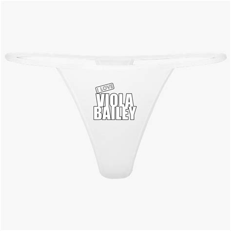 I Love Viola Bailey Thong Customon