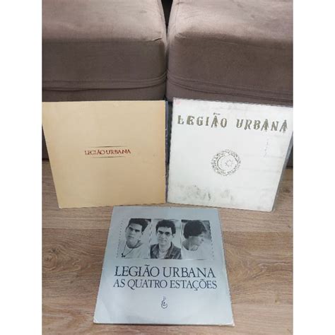 Legião Urbana LP Vinil coleção 3 discos Shopee Brasil