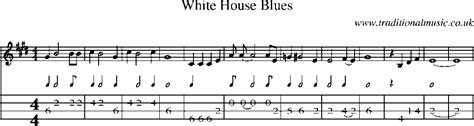 Mandolin Tab And Sheet Music For Song White House Blues