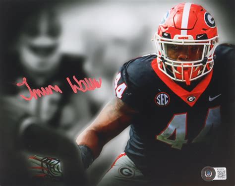 Travon Walker Signed Georgia Bulldogs 8x10 Photo (Beckett) | Pristine ...