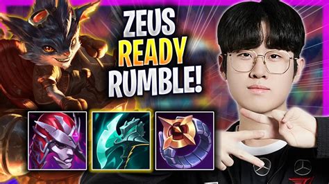 Zeus Is Ready To Play Rumble T Zeus Plays Rumble Top Vs Ornn