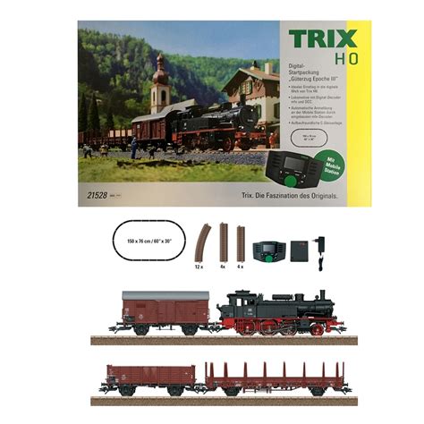 Coffret de démarrage digital BR74 4 éléments DB Ep III HO Trix 21528