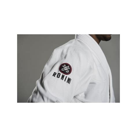 Kimono Jiu Jitsu Ronin Insigna V2 Blanc