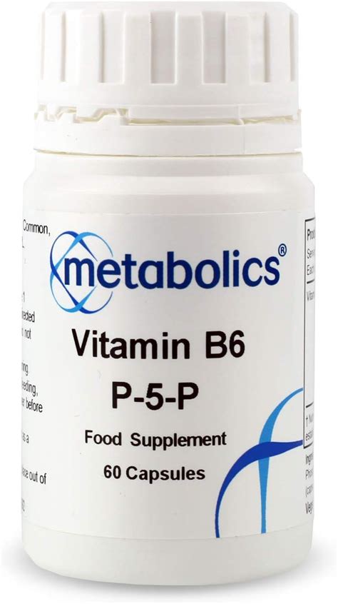 Vitamin B6 P5p 60 Capsules B6 Capsules 34mg B6 Per Capsule