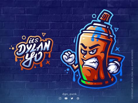 Spray Paint Logo By Dgn Punk On Dribbble