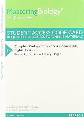 Mastering Biology With Pearson EText ValuePack Access Card For