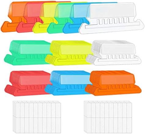 Amazon File Folder Tabs 60 120 Sets Multicolor Hanging File