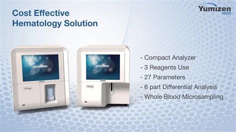 Horiba Fully Automatic Yumizen H Hematology Analyzer At Rs