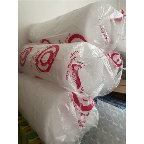 Jual Bubble Wrap Roll U Pack Merah Pe Foam Warna Bening Putih Kgx