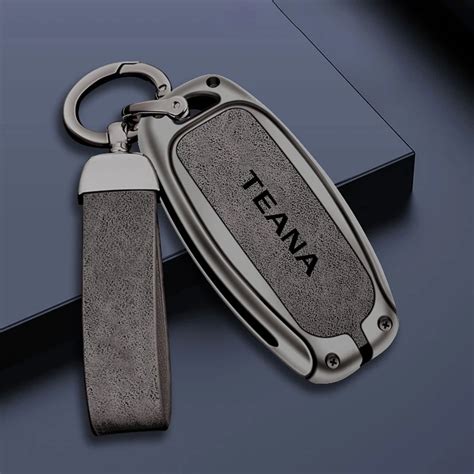 Zinc Alloy Leather Car Key Case Cover For Nissan Teana J J Holder