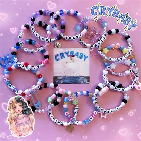 Melanie Martinez Crybaby Album Breaded Kandi Bracelet Pity Etsy Uk