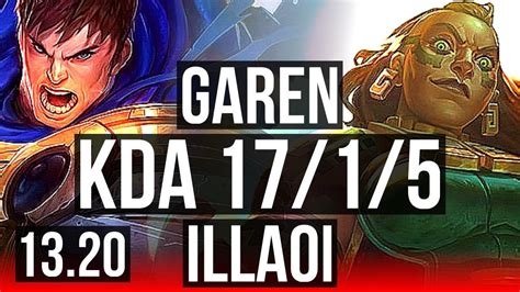 Garen Vs Illaoi Top 1715 7 Solo Kills Legendary 900k Mastery