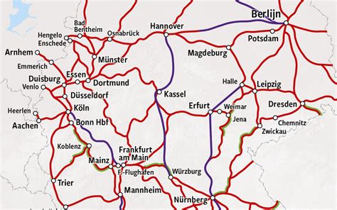 Trains In Germany Map Interactive Map