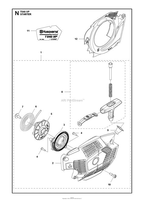 Husqvarna T540 Xp Parts Diagram For Starter