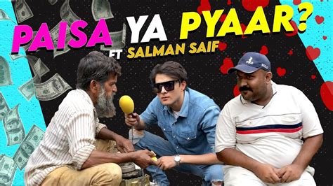 Paisa Ya Pyaar Ft Salman Saif The Street Show YouTube