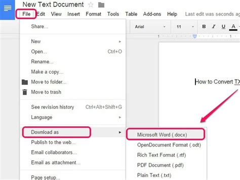 How To Convert Txt Documents To Word Documents Techwalla