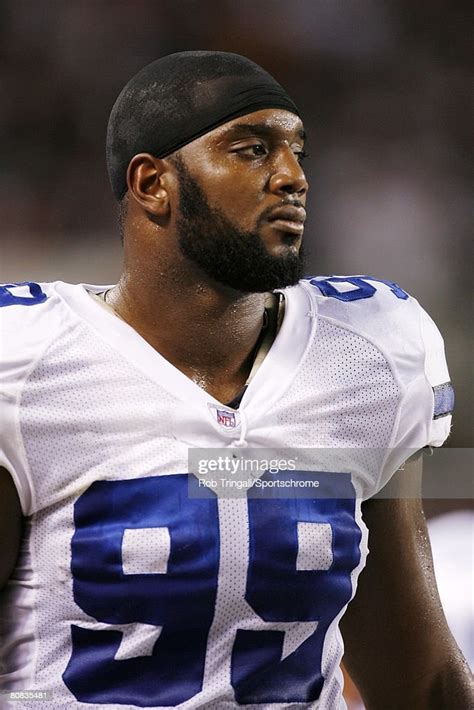 Chris Canty of the Dallas Cowboys looks on against the Chicago Bears... News Photo - Getty Images