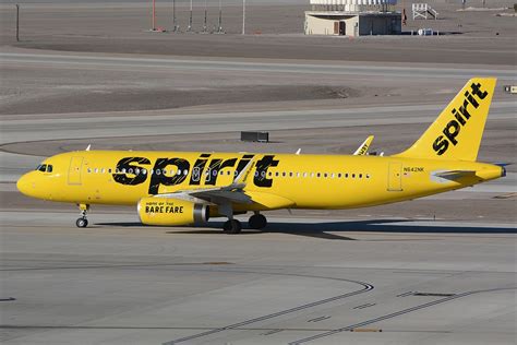 Spirit A320 200s Yellow Livery Sharklets N642nk