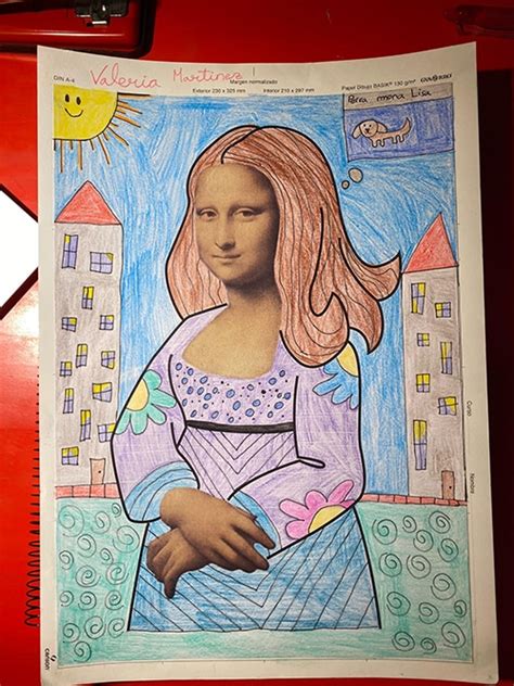 Mona Lisa Line Art Tales From The Traveling Art Teacher Mona Lisa