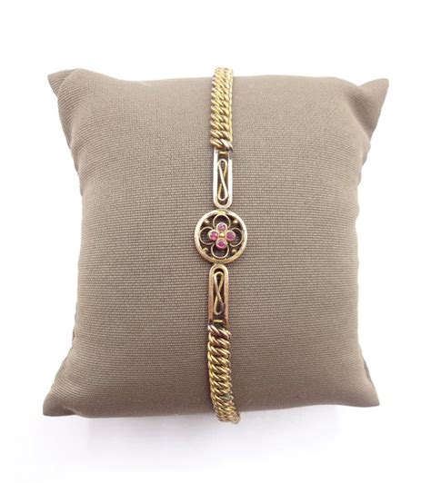 double gold plated bracelet catawiki