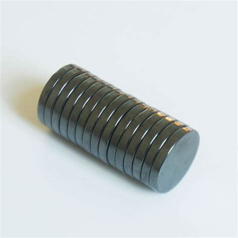 Polished Round Shape Ferrite Magnets MPCO Magnets