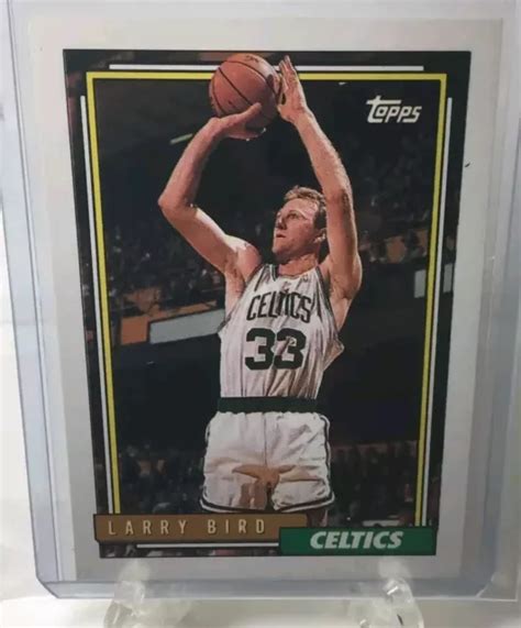 Larry Bird Topps Carte Or Eur Picclick Fr