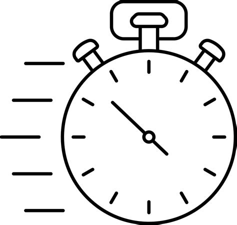 Fast Service Icon In Black Line Art. 24457535 Vector Art at Vecteezy