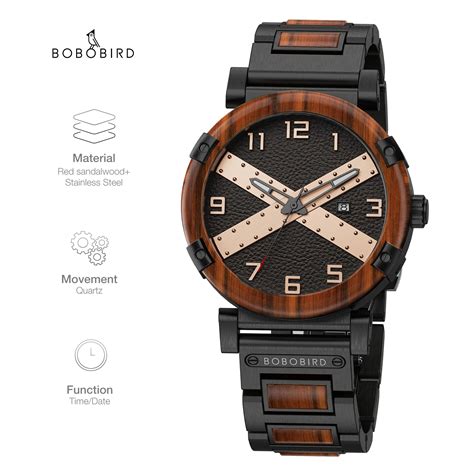 Bobo Bird Reloj Anal Gico De Madera Para Hombre Nuevo Accesorio De