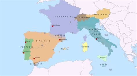 Topografie Zuidwest Europa Youtube