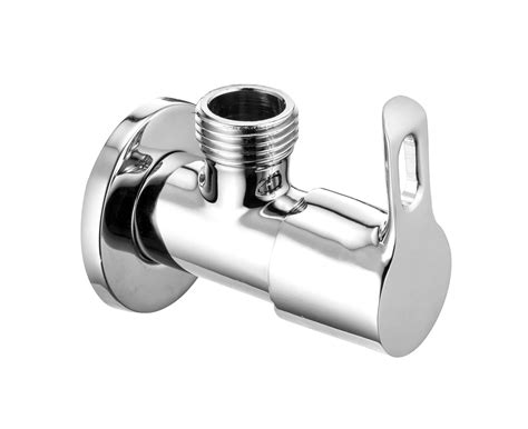 Angular Stop Cock With Wall Flange Eauset Luxury Faucets