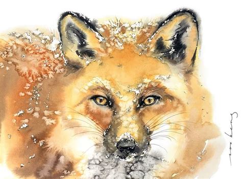 Cool Fox Drawing by Soo Beng Lim | Saatchi Art