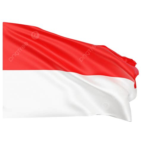 Indonesia Flag With Pole Indonesia Flag Waving Indonesia Flag Waving