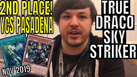 YUGIOH 2ND PLACE YCS PASADENA TRUE DRACO SKY STRIKER DECK PROFILE