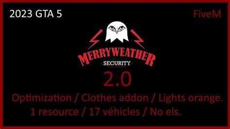 Gta Merryweather Security Clothes Cars Fivem Ready Youtube