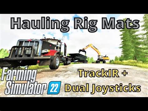 Hauling Rig Mats W TrackIR Dual Joysticks Elk Mountain Wyoming