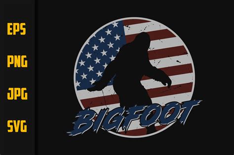 Bigfoot T Shirt Design Graphic by FaiyazAlc · Creative Fabrica