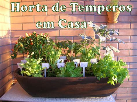 Horta caseira de temperos Gideão Paisagismo