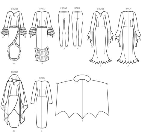 S8973 Simplicity Sewing Pattern Misses Halloween Costume Simplicity