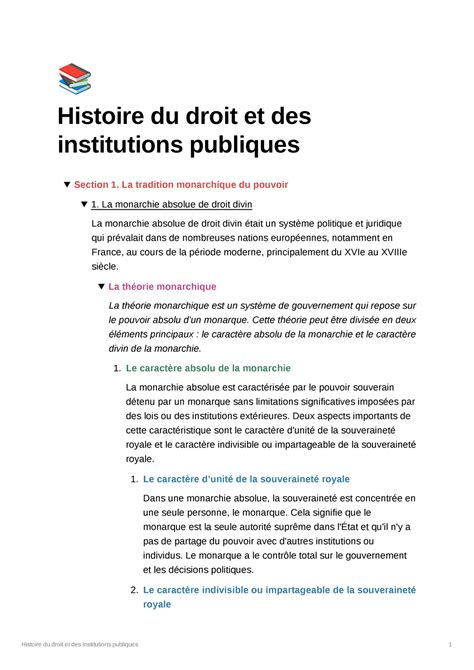 Histoire Du Droit La Tradition Monarchique Du Pouvoir 1 La Monarchie