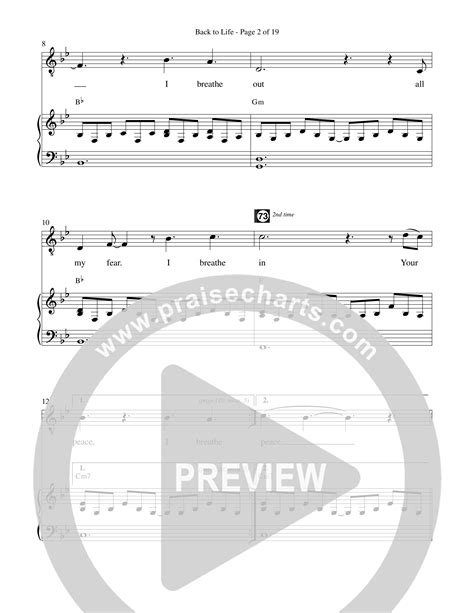 Back To Life Choral Anthem Satb Octavo Sheet Music Pdf Prestonwood Worship Prestonwood