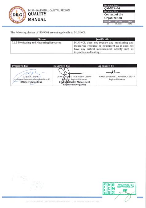 Quality Manual Dilg Ncr Signed Small Itudilgncr Panid 14 Online Nga Pdf Pubhtml5