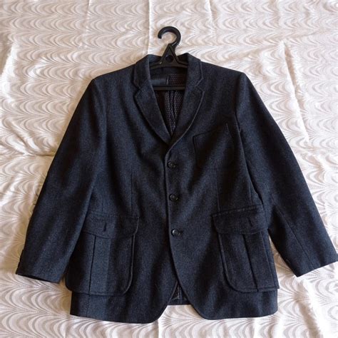 Пиджак мужской, размер 52, можно носить как куртку. Длина, ширина в ...