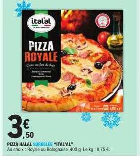 Promo Pizza Halal Surgel E Ital Al Chez E Leclerc Icatalogue Fr