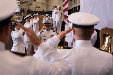 Dvids News Uss Ronald Reagan Cvn Holds Change Of Command