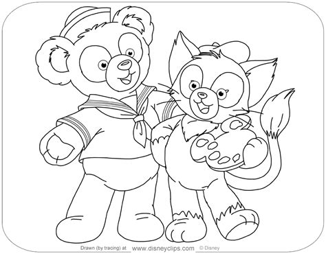 16 Duffy The Bear And Friends Coloring Pages