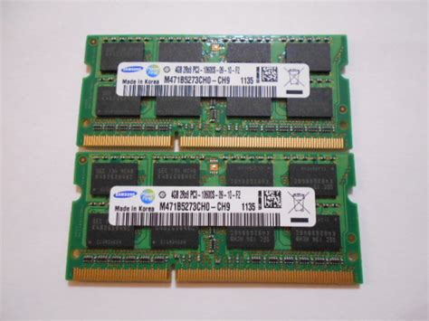 Yahooオークション Samsung 4gb2rx8pc3 10600s 2枚計8gb