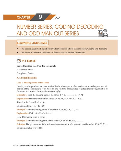 Solution Number Series Coding And Decoding And Odd Man Out Studypool