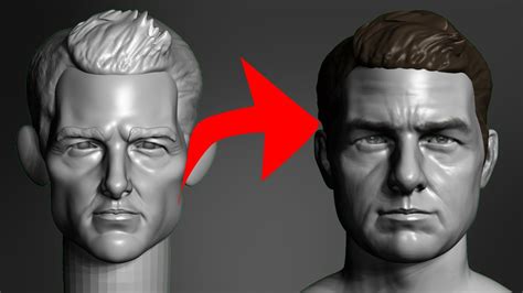 Likeness Sculpting Common Mistakes In Zbrush Tom Cruise Fix Youtube